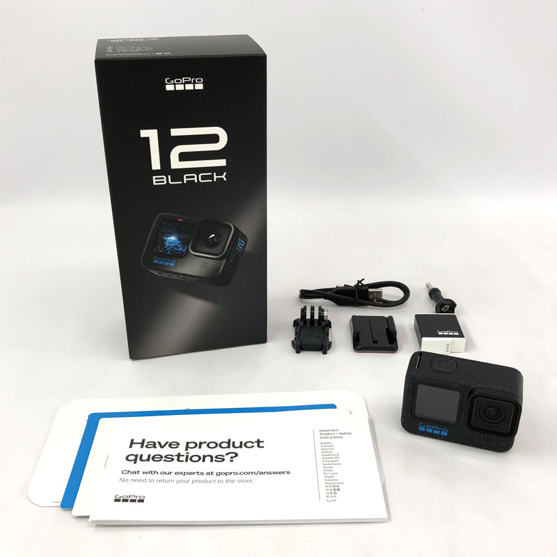 《ジャンク品扱い》 GoPRO CHDHX-121-FW アクションカメラ GoPRO HERO12 BLACK《家電・山城店》Y251