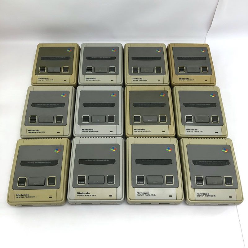 【中古】《ジャンク》《レトロ》スーパーファミコン 本体のみ 12台セット SFC/スーファミ《ゲーム・山城店》A2399