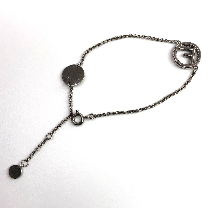 【中古】FENDI フェンディエフイズフェンディ ブレスレット/ラインストーン《ブランド・山城店》U867