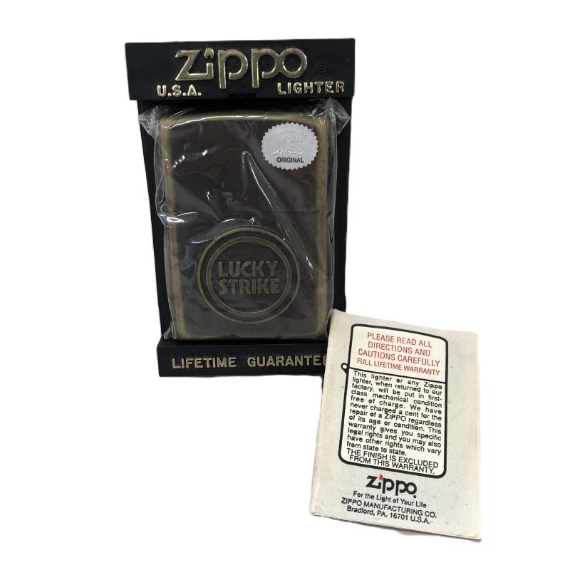 【中古】ZIPPO ジッポー LUCKY STRIKE ラ