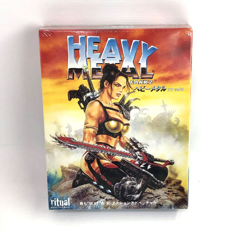 《ジャンク扱い》シュリンク未開封 Windows PC パソコン用 HEAVY METAL FAKK2 国内版 ヘビーメタルファック《ゲーム・山城店》◆Y255