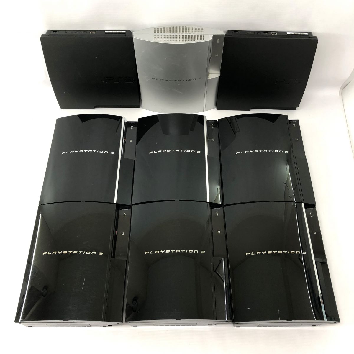 【中古】《ジャンク》PS3本体のみ9台セット CECH-3000 L00 A00 B00 動作未確認/PS3/PlayStation3[140サイズ+160サイ...