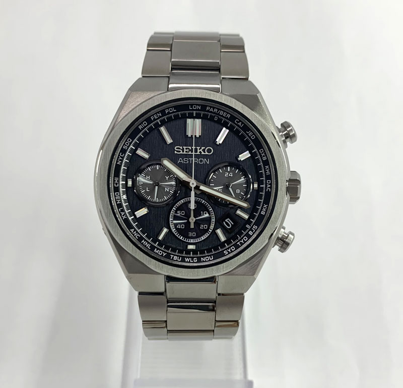 【中古】SEIKO セイコー ASTRON NEXTER アストロン ネクスタ― クロノグラフ アナログ/電波ソーラー《服飾小物・山城店》Y287