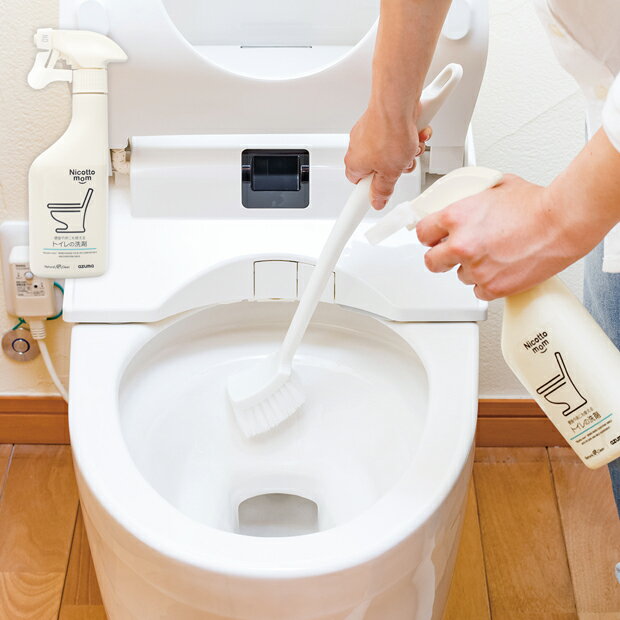 アズマ公式 ニコットマム トイレの洗剤 300m ナチュラル洗剤 石油由来成分 合成香料 着色料 不使用 弱酸性 黄ばみ 黒ずみ日本製 NM907