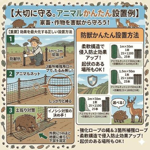 送料無料　法人様限定　防獣杭Φ25×1500mm 　25本組　防獣ネット・防風ネット用・ネ...