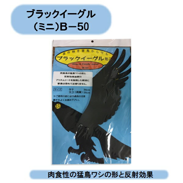 送料無料 鳥避け ブラックイーグル（ミニ） 1セット B−50 北海道 沖縄 離島出荷不可