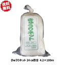 送料無料 キュウリネット 24cm目合 幅4.2m×長さ100m 農業資材 まとめ買い 沖縄・離島出荷不可