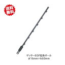 送料無料 法人様限定 ゲッターEGF延長ポール FRPガイシ付き電柵支柱 Φ16×660mm 100本 末松電子製作所 電気柵用 電気絶縁 北海道・九州・沖縄県・離島出荷不可