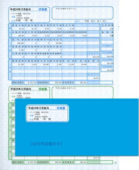 【日本全国送料無料】ソリマチ給料王純正伝票／給与・賞与明細(明細ヨコ型)・封筒割引セット SR282