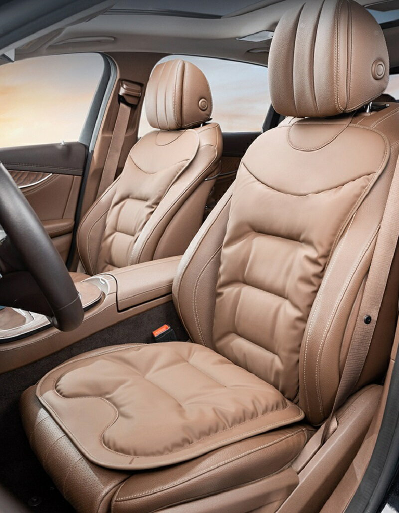 カーシートカバー レザー 背マット 前部座席 後部座席 防水防汚 カーシートクッション ベルベット裏地 ..