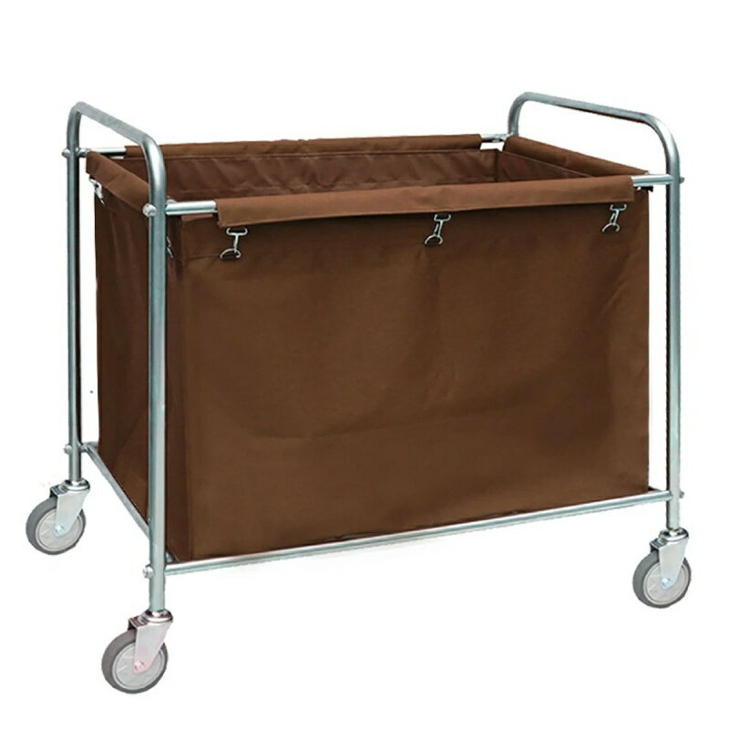 工業用ランドリーハンパー ランドリーリネントロリー ランドリーリネントロリー ランドリーバスケットカート、商業産業用ローリングランドリーバスケット、耐久性のある取り外し可能な布バッグ付きランドリーカート、耐荷重100kg