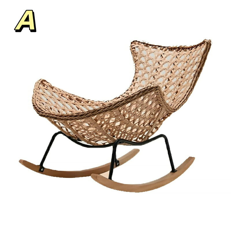 ロッキングチェア 室内 一人掛け ラタン 30°リクライニング角度 PE編み椅子シート 日焼け防止と防水 通気性が良い リクライニングチェア 鉄合金フレーム ラウンジチェア 耐荷重性と防錆性 クッション付き お手入れ簡単