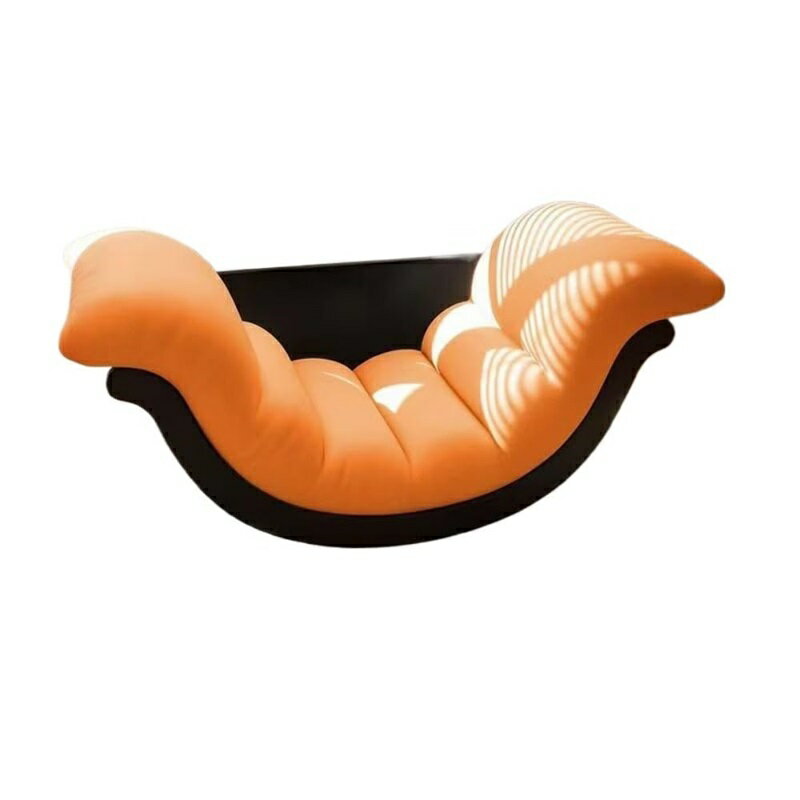 バナナボート形 家庭用 ロッキングチェア 多機能 ラグジュアリーソファ 天然木 バルコニー リビング コンパクト シングル リクライニングチェア おしゃれ