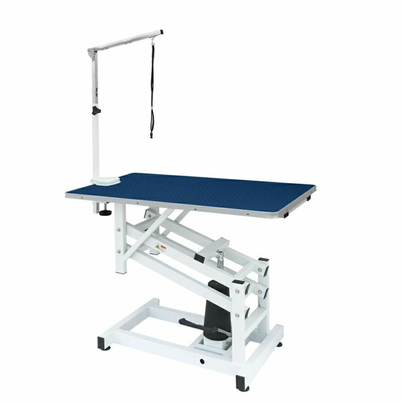 油圧式 昇降機能付き トリミングテーブル アーム付属 小型犬から大型犬まで対応 110cmx60cm