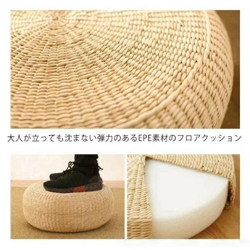円座 座布団 シートクッション 丸座布団 ざぶとん クッション 硬い 和室 畳 円形 丸型 自然 おしゃれ ナチュラル 和モダン 居酒屋 忘年会 座敷 法事 宴会 旅館 温泉旅館 業務用 アジアン 雑貨 椅子 [2]