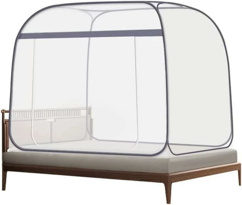 蚊帳 ワンタッチ モスキートネット 折りたたみ式 箱型の蚊帳 蚊よけ 虫除け 夏 蚊対策 全方位ガード テ..