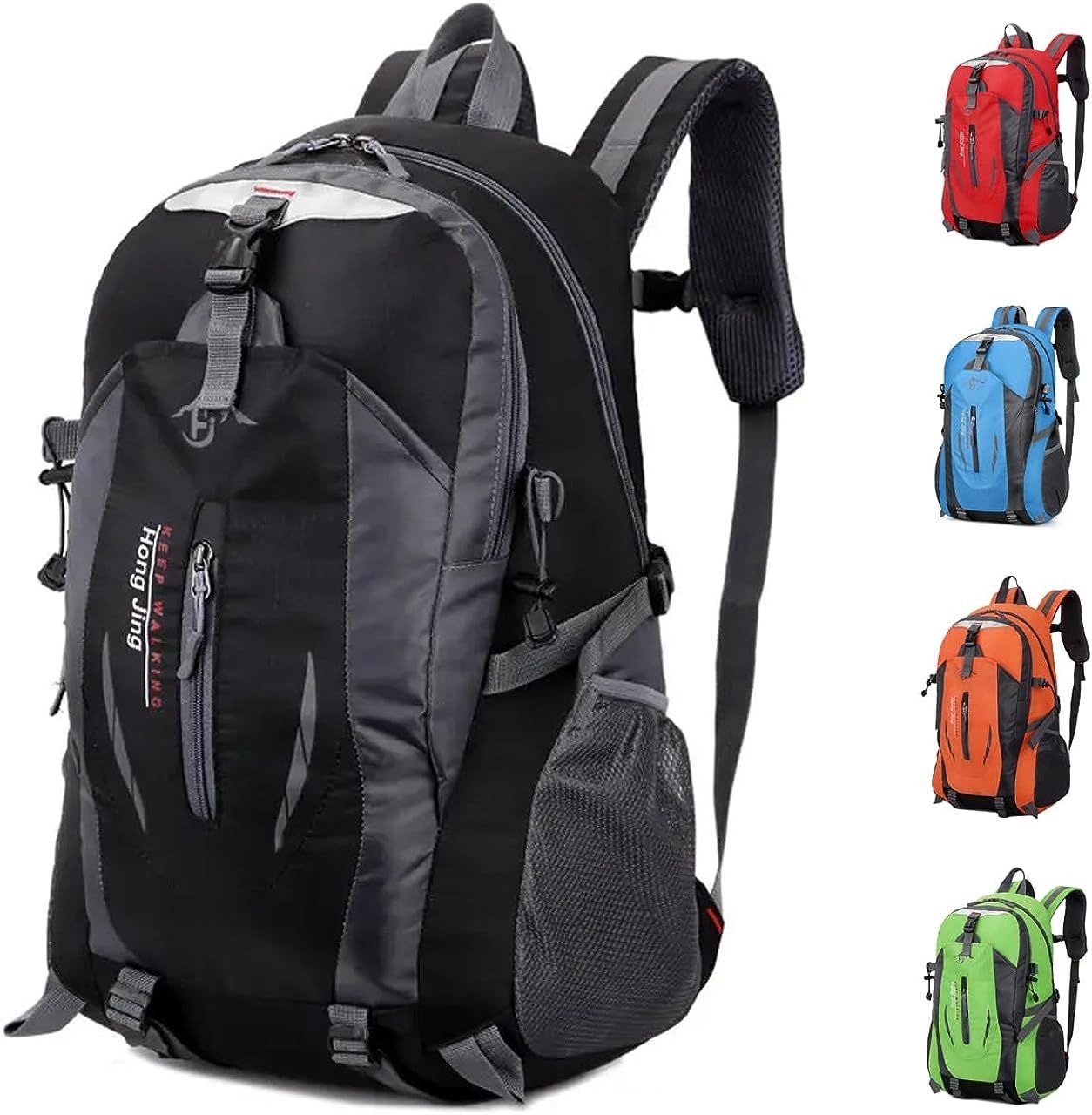 バイク用リュック 登山リュック 軽量 大容量 防撥水 リュックサック ハイキング バックパック デイバッ..