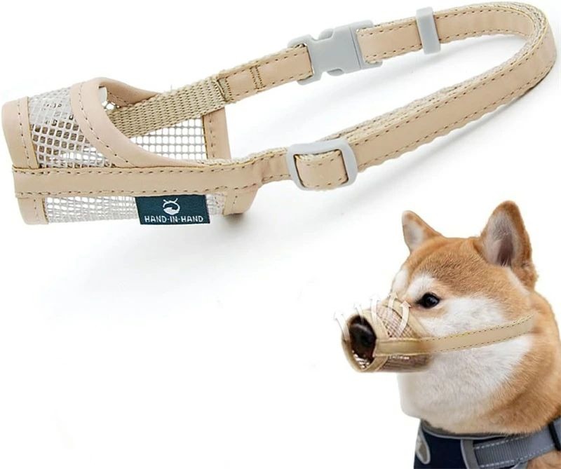 犬 口輪 無駄吠え防止グッズ 犬 噛みつき防止 メッシュ口輪 安全口輪 犬用口輪 ペット用品 サイズ調整..