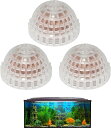 3点セット モスボールモスドームウイローモス水草マット水槽 スジエビ 水草モスマット 水草 モス マット 栽培 育成 作成 植物ホルダー 植物栽培 ミネラル水中...