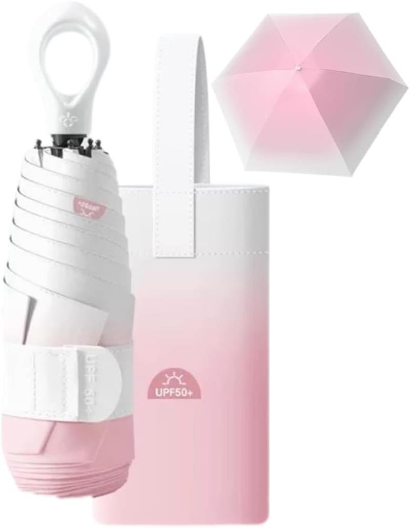 折りたたみ 日傘 6本骨 超軽量 コンパクト UVカット 紫外線遮断 遮光 遮熱 晴雨兼用 ワンタッチ自動開..