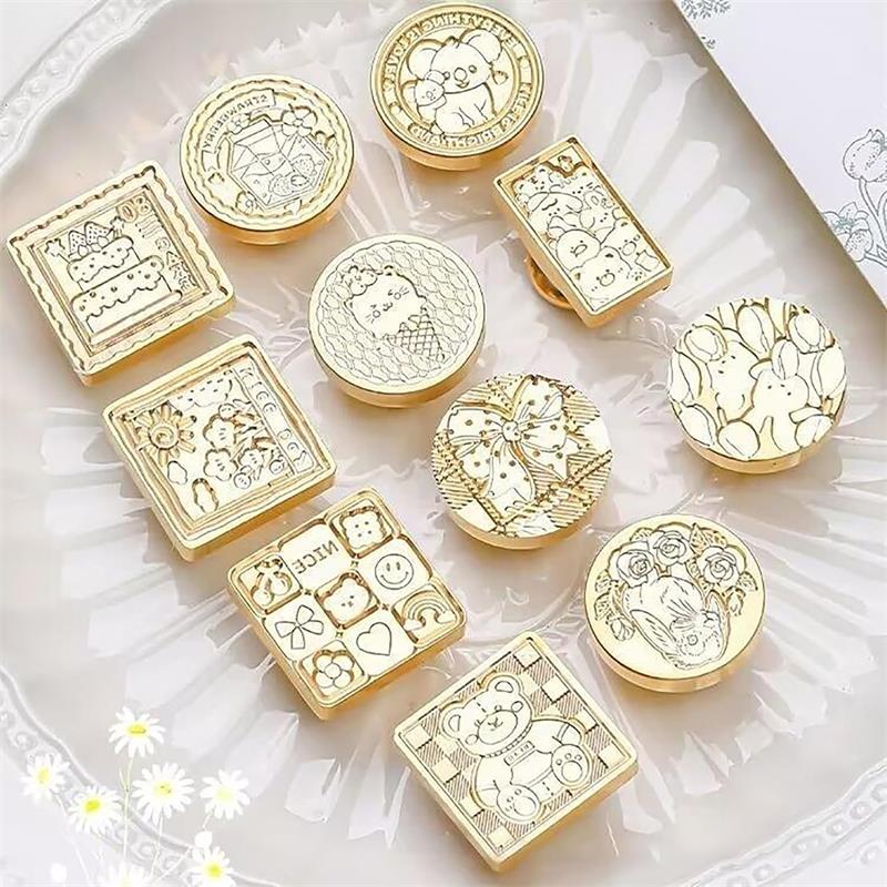 11点セット シーリングスタンプ ヘッド シーリングスタンプ ヘッドのみ シーリングスタンプセット シー..