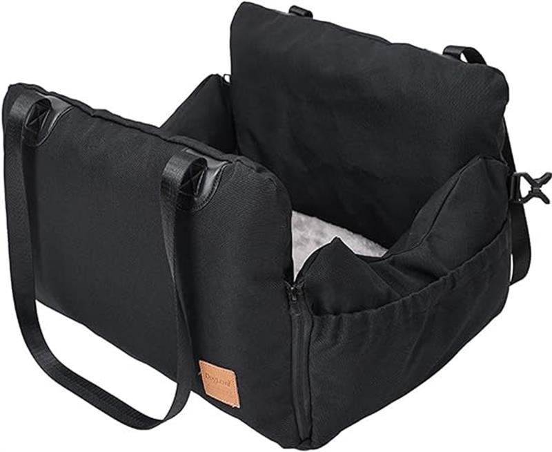 ドッグカーシート 犬 猫用 ドライブボックス ドライブベッド ペットキャリー自宅用ペットベッド 2wayデザイン 犬 猫用 キャリーバッグ 車載用 飛び出し防止 リード付き 取り外し可能 洗濯可能 お出かけ カー用品