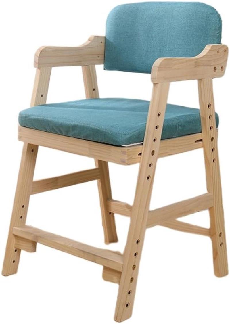 学習椅子 キッズチェア 子供用椅子 無垢材 矯正 学習リフトチェア 6段階 高さ調整 フットペダル 取り外..