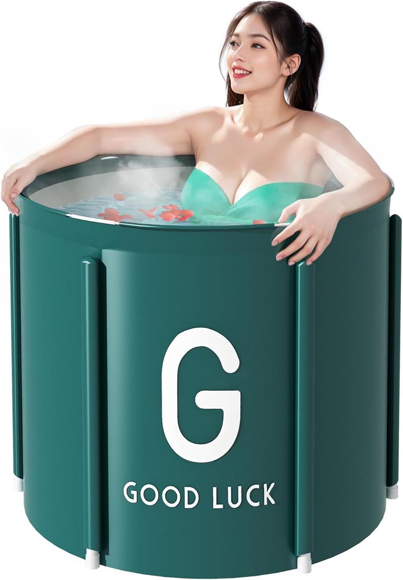 ポータブルバスタブ 浴槽 簡易風呂 アイスバス プラスチック バスタブ サウナ 収納簡単 設置が簡単 環..