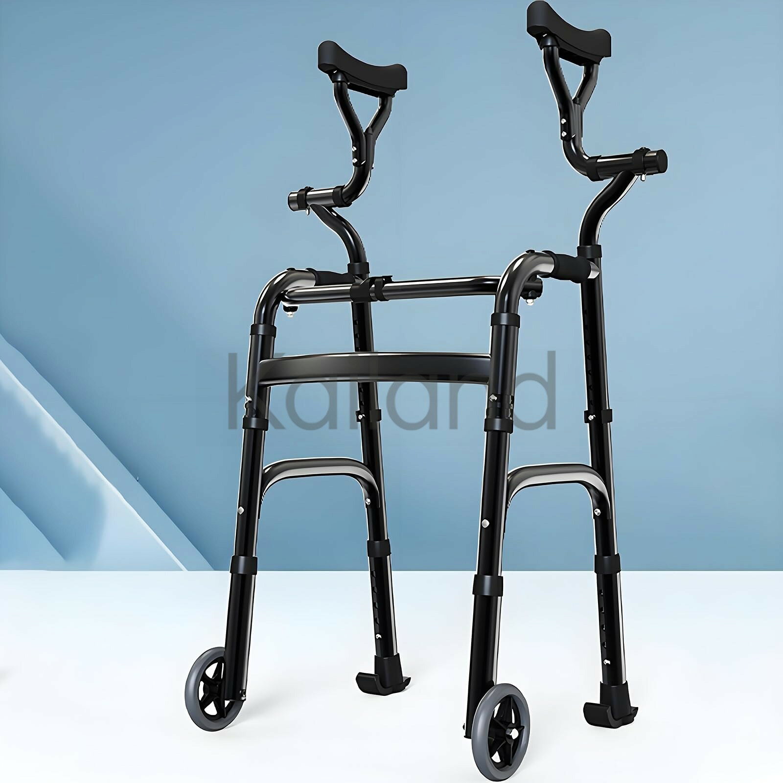 【商品名】直立歩行器 歩行器 高齢者用 折りたたみ 室外 室内 老人用 持ち運び便利 組み立て簡単 転倒防止 軽い リハビリ 交互式歩行器 固定式歩行器 高さ調節 脇下支持 キャスター 脇下サポート付き 2way 折り畳み 歩行補助器【価格】22713円【商品説明】多機能歩行器：前腕支持型とグリップ型の2通りの使い方ができるので、利用者の身体状況に合わせて使用できます。高齢者や患者の使用を考慮すると、取り外し可能なシートボードが付属しているため、歩行中に疲れた際に座ることができます。これにより、長時間の使用でも快適さを保てます。移動や立ち上がりを強力サポ-ト。高齢者が安心して入れるお風呂ライフへ。足先がゴム製ですので、転倒防止すべり止め効果抜群で安心して利用できます。座面の両側には手すりがあるので、浴室での転倒の危険からシャワーチェアがご家族を守ります。こんな商品お探しの方におすすめです。高品質素材：歩行器全車体フレームはアルミを採用し、150 KG重量に耐えられ、手すりは高密度スポンジを採用し、通気性が良く、滑り止め、快適度が高く、清掃しやすい。また、ダブルクロスバー構造により安定性に優れており、安心してご利用いただけます。5段高さ調節可能：高さは5段階で調節でき、調節範囲は111-139CMで、160~190 CMの高さで使用するのに適しており、ラッチを適切な穴に押し込むだけで簡単に調整でき。注: 脇下サポートバーの幅も必要に応じて調整できま【商品名】直立歩行器 歩行器 高齢者用 折りたたみ 室外 室内 老人用 持ち運び便利 組み立て簡単 転倒防止 軽い リハビリ 交互式歩行器 固定式歩行器 高さ調節 脇下支持 キャスター 脇下サポート付き 2way 折り畳み 歩行補助器【価格】22713円【商品説明】多機能歩行器：前腕支持型とグリップ型の2通りの使い方ができるので、利用者の身体状況に合わせて使用できます。高齢者や患者の使用を考慮すると、取り外し可能なシートボードが付属しているため、歩行中に疲れた際に座ることができます。これにより、長時間の使用でも快適さを保てます。移動や立ち上がりを強力サポ-ト。高齢者が安心して入れるお風呂ライフへ。足先がゴム製ですので、転倒防止すべり止め効果抜群で安心して利用できます。座面の両側には手すりがあるので、浴室での転倒の危険からシャワーチェアがご家族を守ります。こんな商品お探しの方におすすめです。高品質素材：歩行器全車体フレームはアルミを採用し、150 KG重量に耐えられ、手すりは高密度スポンジを採用し、通気性が良く、滑り止め、快適度が高く、清掃しやすい。また、ダブルクロスバー構造により安定性に優れており、安心してご利用いただけます。5段高さ調節可能：高さは5段階で調節でき、調節範囲は111-139CMで、160~190 CMの高さで使用するのに適しており、ラッチを適切な穴に押し込むだけで簡単に調整でき。注: 脇下サポートバーの幅も必要に応じて調整できま