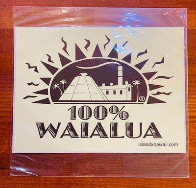 ○o。【新作入荷!!】WAIALUA COUNTRY ソープファクトリー ワイアルアコーヒーステッカー ハワイ　大人気ブランド【ハワイアン雑貨】【ハワイアン小物】 ハワイ直輸入 ノースショア ハレイワ サーフィン サーファー ワイアルア。o○