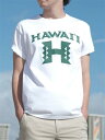 ○o。正規ライセンス ハワイ限定 ハワイ大学 UH ユニセックス ハワイアンTシャツ  メンズ 半袖Tシャツ *ハワイ直輸入*ハワ大 Honolulu Hawaii アメリカ合衆国ハワイ州の州立大学 。o○