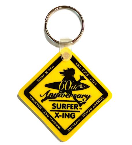 ○o。【新作入荷!!】SURF-N-SEA(サーフアンドシー）60th ANNIVERSARY ラバーキーホルダー 4.7cm ノース..