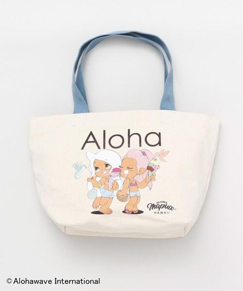 ○o。ハワイアン アロハマプア トートバッグ マプアちゃん カバン レディースバッグ ミニトート プレゼント ハワイアン雑貨 サーフィン 西海岸インテリア サー...