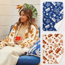 ○o。【新作】ハワイアン ホヌ×ワーゲンバス柄 ふかふか ブランケット ひざかけ 【S】100×70cm ALOHA フリース 南国スタイル 寝具 毛布 カバー...