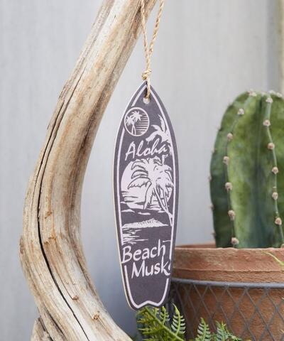 ○o。ハワイアン サーフボード型 エアーフレッシュナー 車 メンズ ハワイ雑貨 ハワイ消臭剤 芳香剤 優しい爽やかな香り ムスク ココナッツ 海 ハワイアン イ...