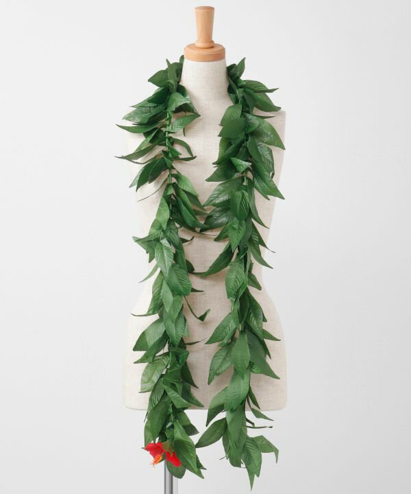 ○o。【Maunaloa】ハワイアン シングル マイレ レイ 約150cm フラダンスレイ ハワイ雑貨 ハワイアン雑貨..