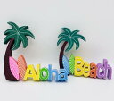 ○o。ハワイアン Aloha Beach 立体 トロピカルボード ヤシの木 置物 ハワイアン雑貨 インテリア ハワイアンインテリア ハワイ雑貨 マリン 西海岸 ハワイアン カリフォルニア ビーチハウス パームツリー アロハ ハワイ雑貨 ハワイインテリア。o○