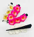 ○o。ハワイアン ハイビスカス ヘアクリップ 髪留め バレッタ ハワイ雑貨 ハワイアン雑貨 フラダンス フラ小物 フラダンスアクセサリー クリップ ハワイ花 ス...