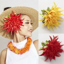 ○o。【Maunaloa】ハワイアン スパイダーマム ヘアクリップ 髪飾り フラダンス ハワイ雑貨 ハワイアン雑貨 ハワイアンインテリア フラダンス フラ小物 ...