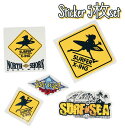 ○o。【新作入荷!!】SURF-N-SEA(サーフアンドシー)ステッカー X-ing 5枚セット C シール ノースショア ハレイワ サーフブランド ハワイ大人...