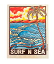 ○o。【新作入荷!!】SURF-N-SEA(サーフアンドシー)ステッカー シール ビニールコーティング ノースショア ハレイワ サーフブランド ハワイ大人気ブラ...