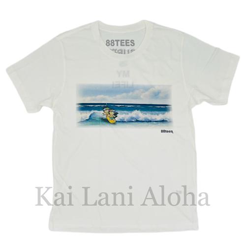 ○o。ハワイ直輸入 新作入荷 大人気 ハワイアンブランド 88TEES メンズTシャツ エイティーエイト ティーズ ハワイ人気ブランド S M LYAYAちゃん 88ティーズ カラカウア オアフ ハワイ クヒオ ワイキキ ヤヤちゃん 女の子。o○