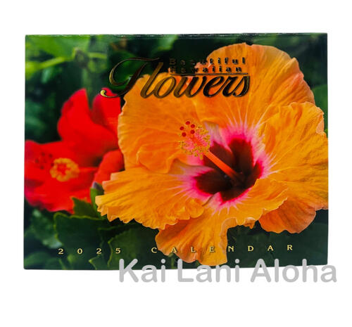 ○o。【ABC限定】2025年 ハワイアン カレンダー【Flowers】ハワイ直輸入・限定!! ハワイ雑貨 花 ワイキキ プルメリア …