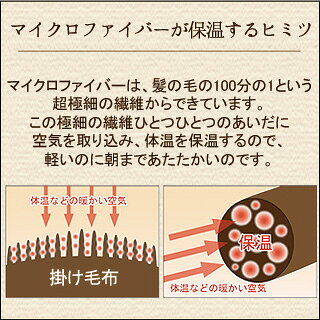 ウルトラホット 発熱わた使用 ひざ掛け 70×100cm 吸湿発熱・消臭・速乾の驚異のわた！ 毛布 膝掛け ひざかけ ヒザ掛け マルチケットプレゼント ハーフケット 敬老の日 クリスマス kaimin-biyori-10000501 快眠日和 サンプル画像3