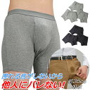 失禁パンツ シャカシャカしない 失禁 ボクサーパンツ 同色 同サイズ 3枚組 ( 他人にバレない! 股上深め シミ出し 防止 尿モレ が不安な方に!)