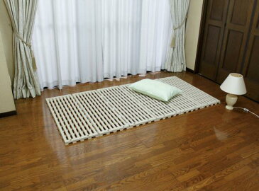 日本製 すのこベッド エアースリープ (100×201×高3cm)プラスチック製 折り畳み コンパクト収納 スノコベッド蝶プラ工業