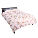【処分価格】「かいてき」掛け布団カバー ダブルロングDL 190x210cm 花柄【衿・裏地 毛羽部分 綿100%】布団カバー 掛けふとんカバー 掛けカバー 掛カバー 掛布団カバー ふとんカバー かけ布団カバー 掛ふとんカバー 8ヶ所フックボタン付 全開ファスナー オールシーズン(3)