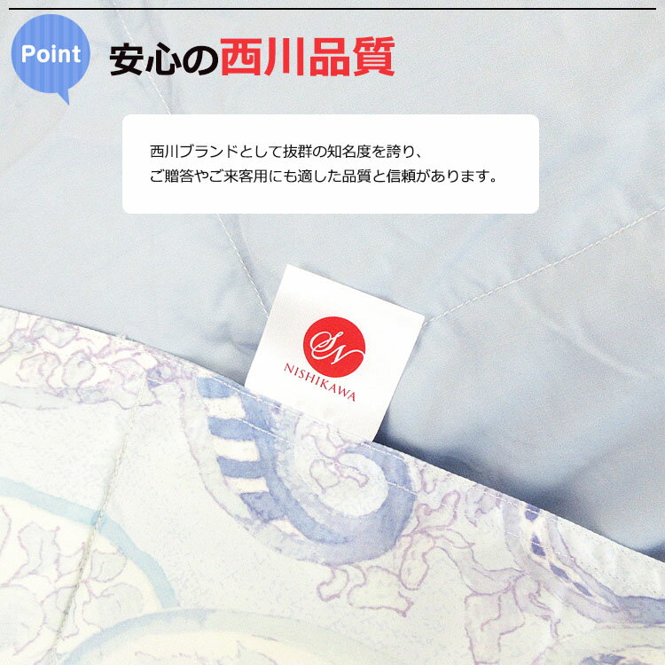 【2500円光触媒加工無料!】【昭和西川】ダウン70%ウォッシャブル羽毛肌掛け布団150times;210cmシングルロング肌布団肌かけはだかけダウンケット夏用ケット羽毛ケット丸洗い洗えるSL軽い