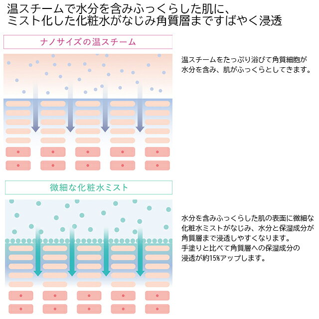 パナソニック スチーマー ナノケア EH-SA0B-N うるおい素肌【美顔器具】