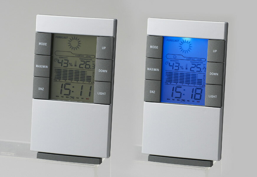 *アイトック/ウェザーインフォクロック 6115 名入れオプション